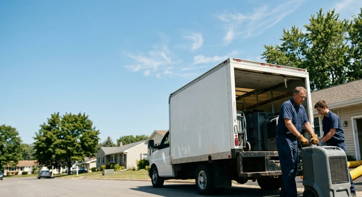 Water Damage Cleanup in Romulus, MI near me